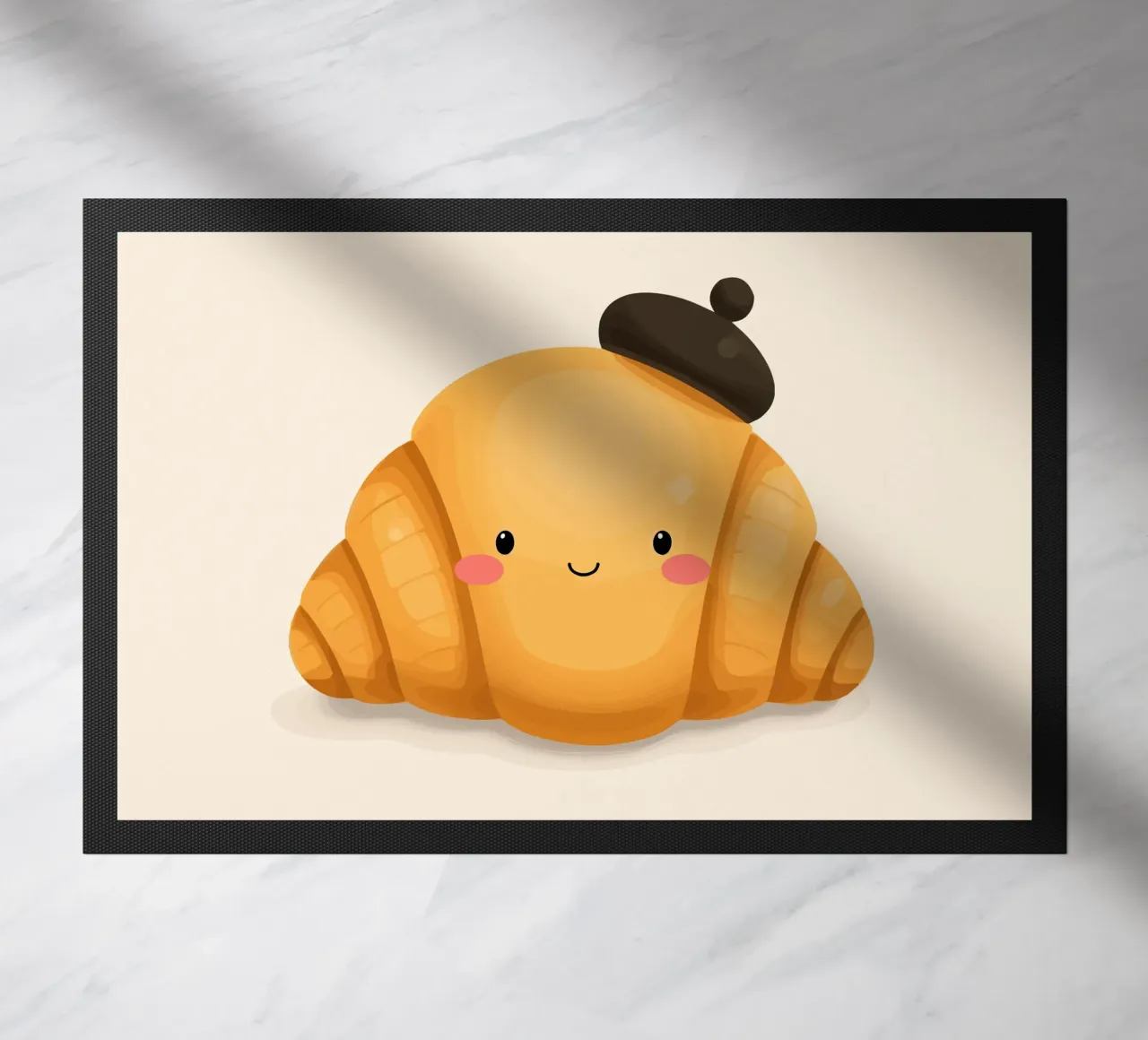 Frenchie Fluff doormat by KidzStudio