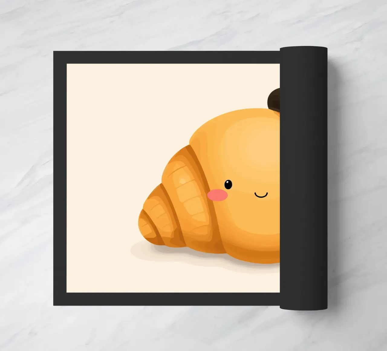 Frenchie Fluff doormat by KidzStudio