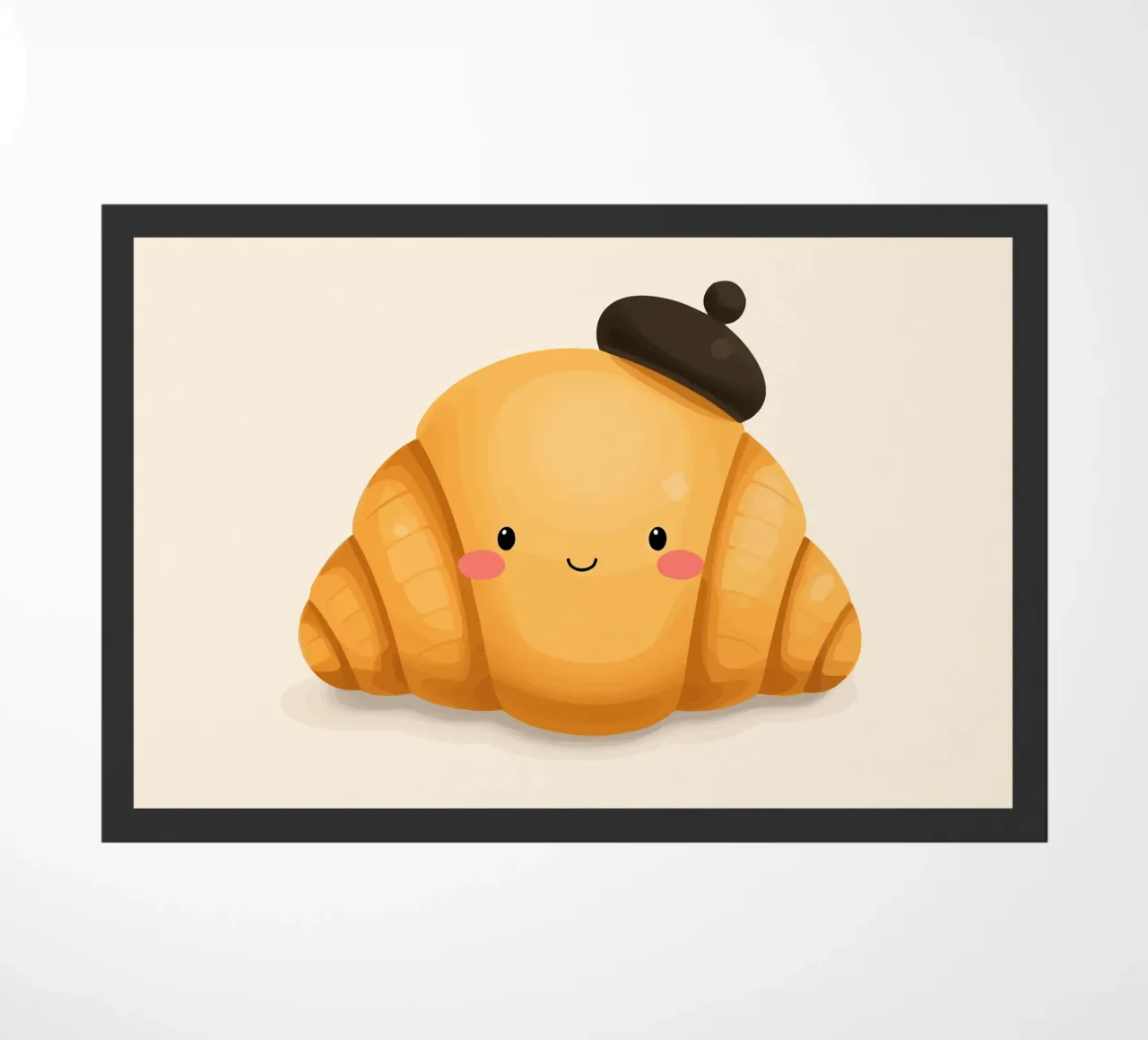 Frenchie Fluff doormat by KidzStudio