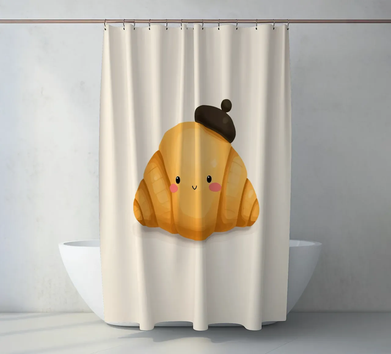 Frenchie Fluff tenda da doccia da KidzStudio