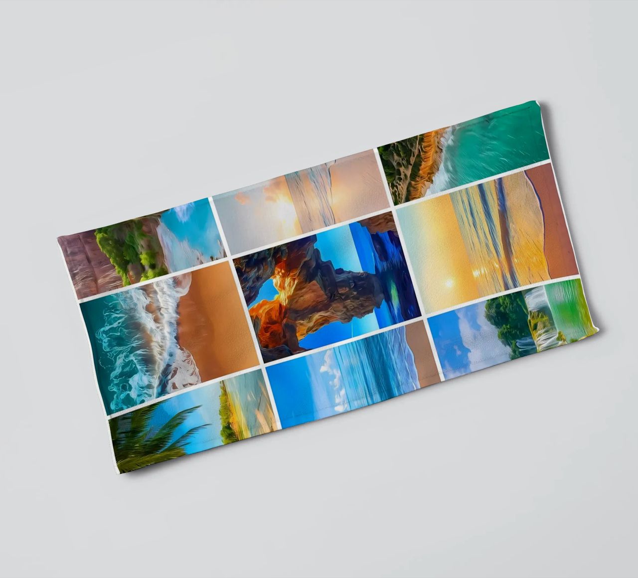 Collage di paradiso asciugamano da bagno da Renesme
