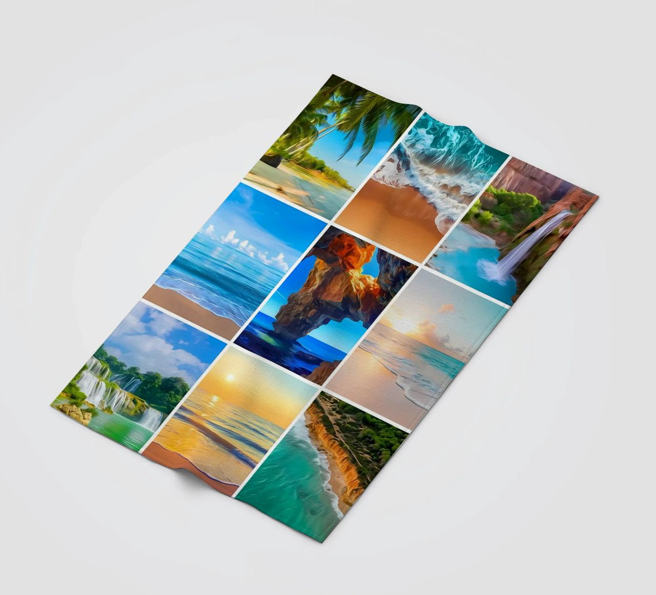 Collage di paradiso coperta in pile da Renesme