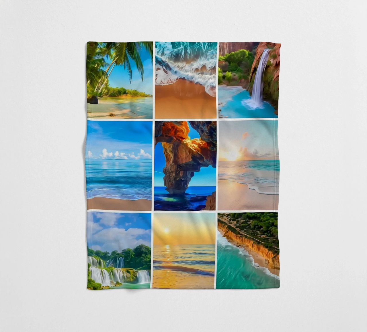 Collage di paradiso coperta in pile da Renesme