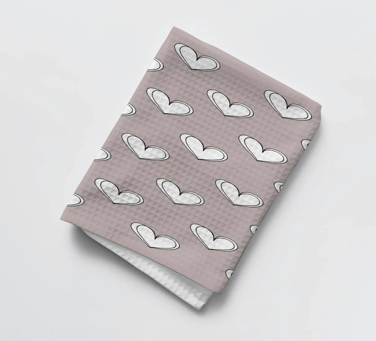 Minimalist hearts mauve canovaccio da cucina da BAINAI
