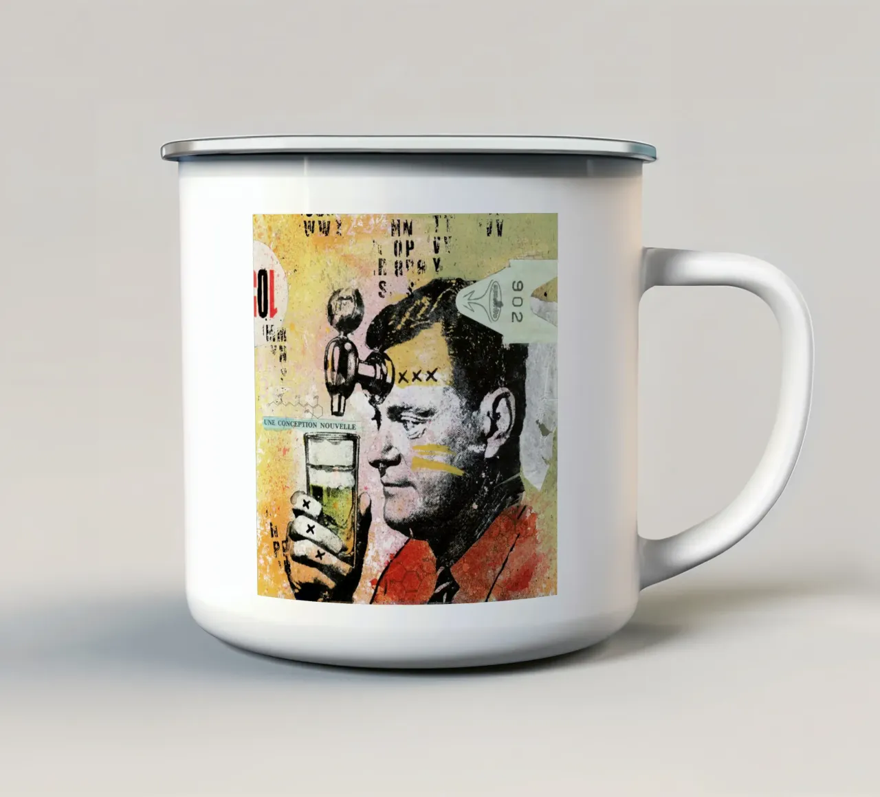 Une Conception Nouvelle taza de esmalte de Tameo