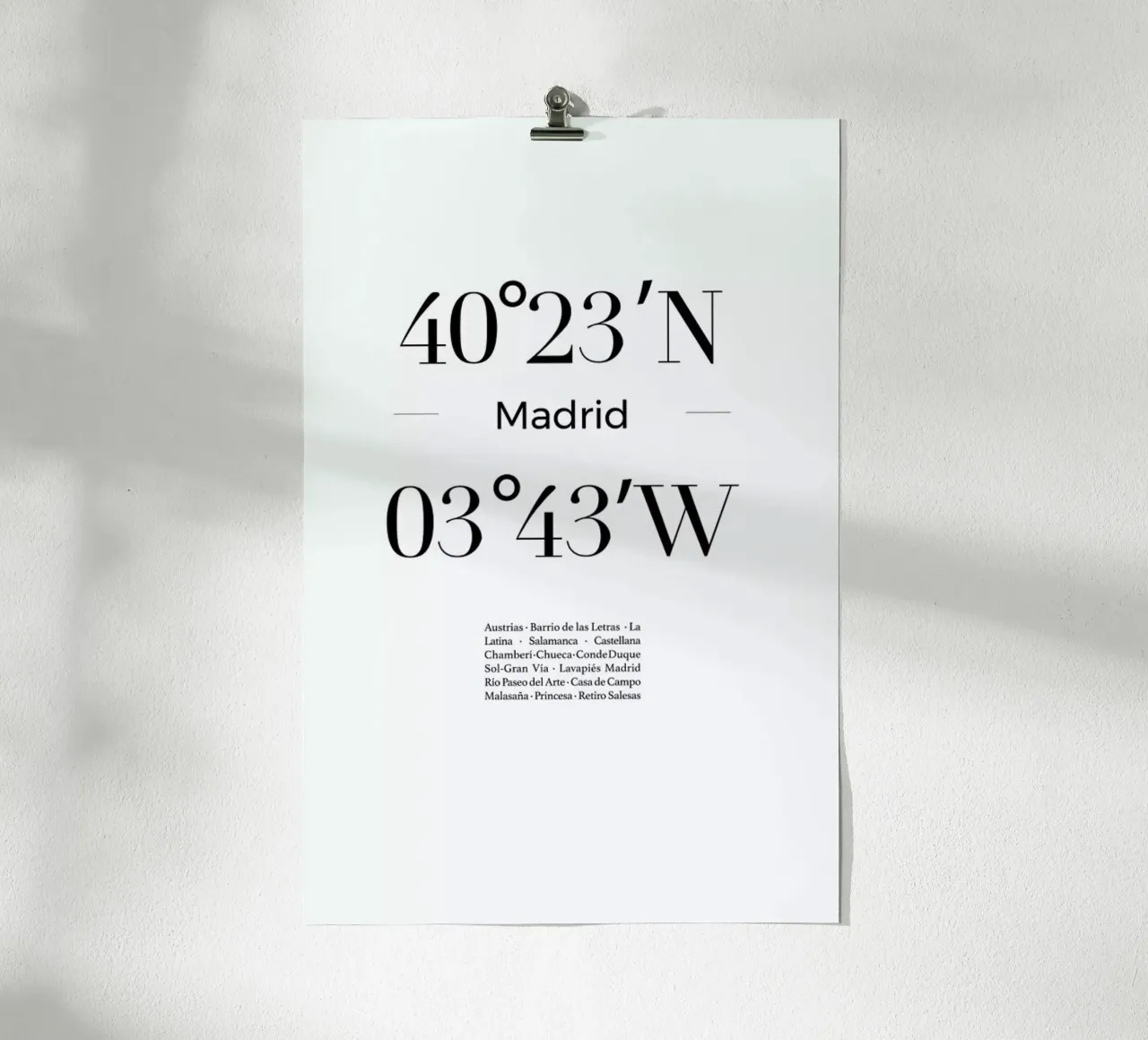 Madrid poster by Studio One