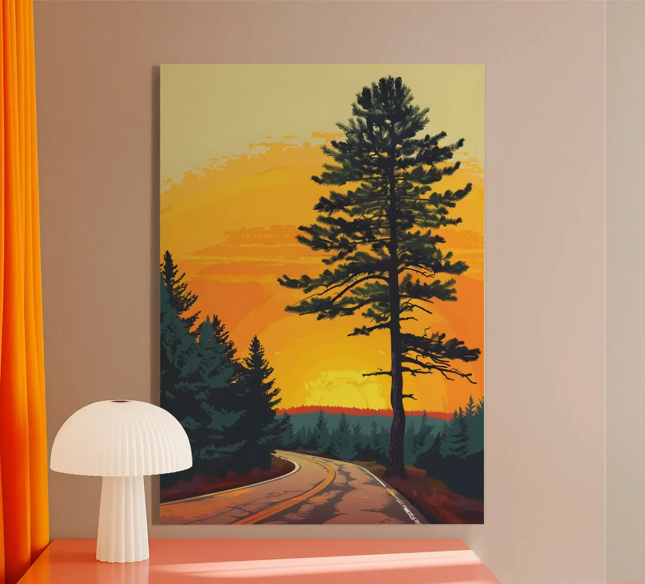 Paesaggio d'epoca plexiglass da Wanderlust Vibes