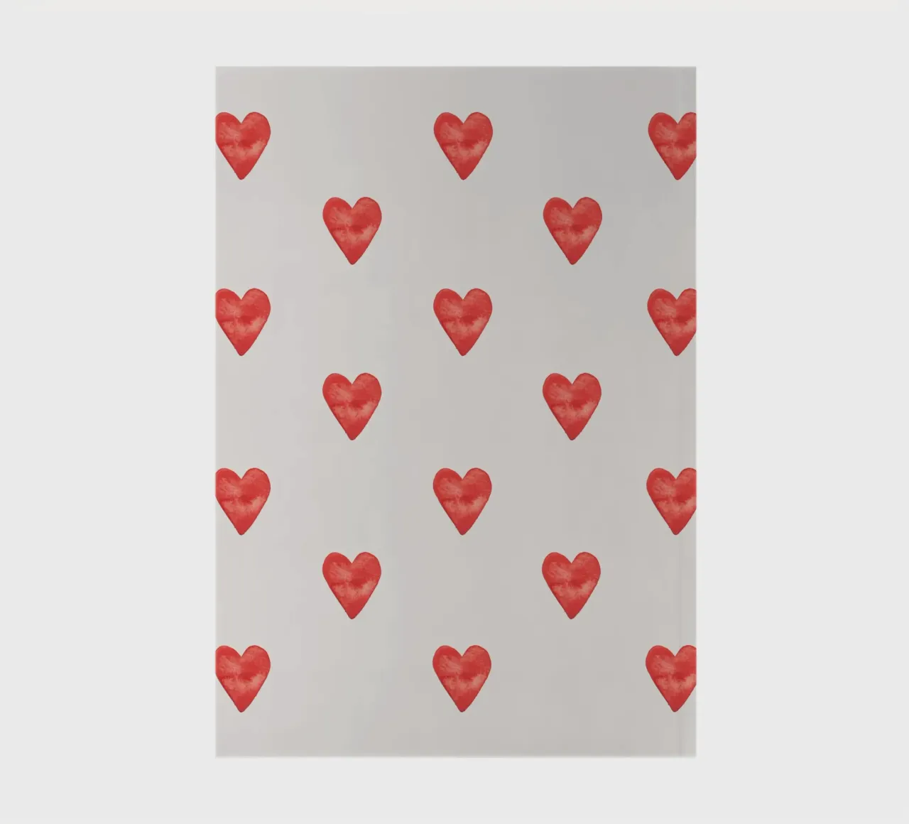 Herz Muster in Wasserfarbe notebook by BAINAI KIDS