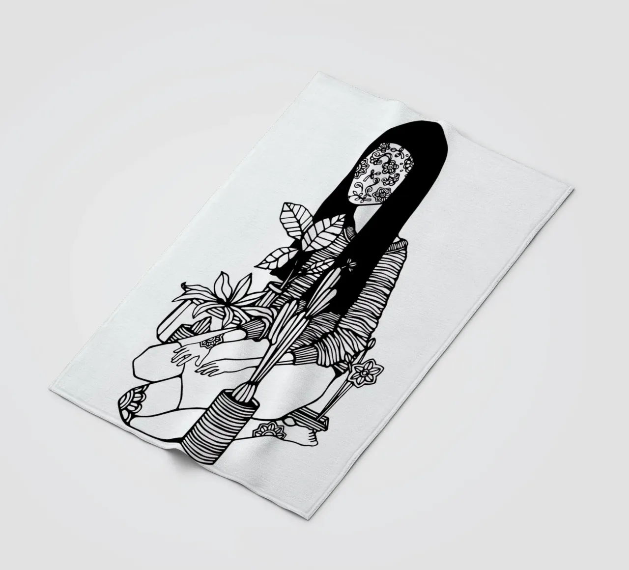 Unaware of Blossoming coperta in pile da Ninhol