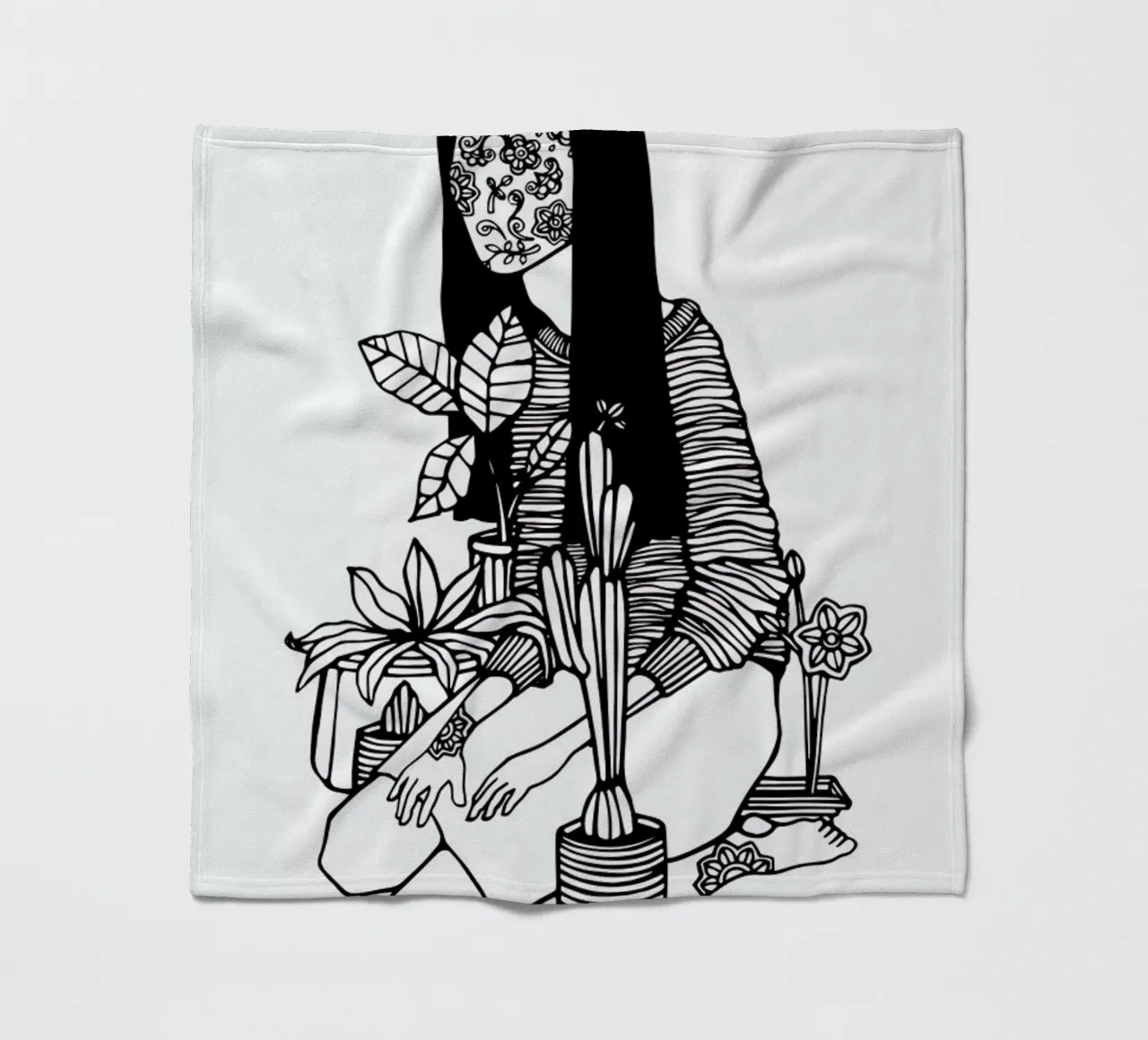 Unaware of Blossoming coperta in pile da Ninhol