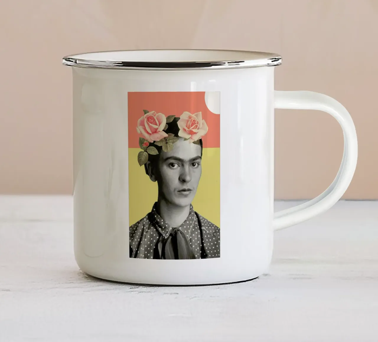 Frida tazza in smalto da Florent Bodart