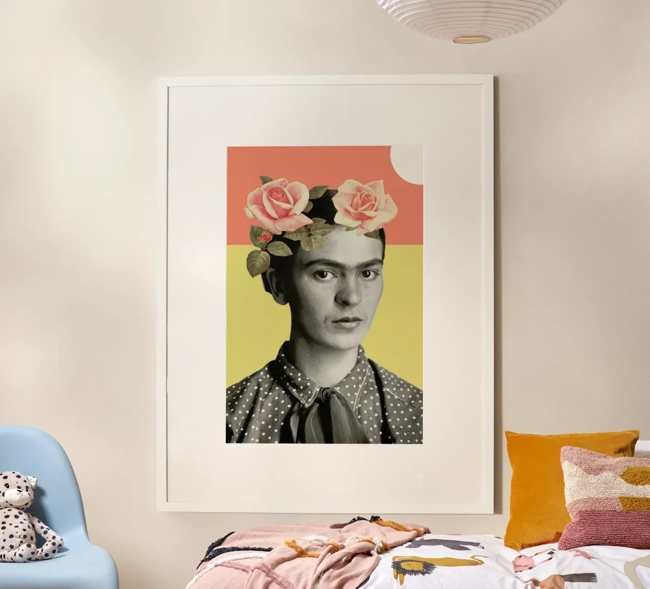 Frida poster con telaio in plastica da Florent Bodart