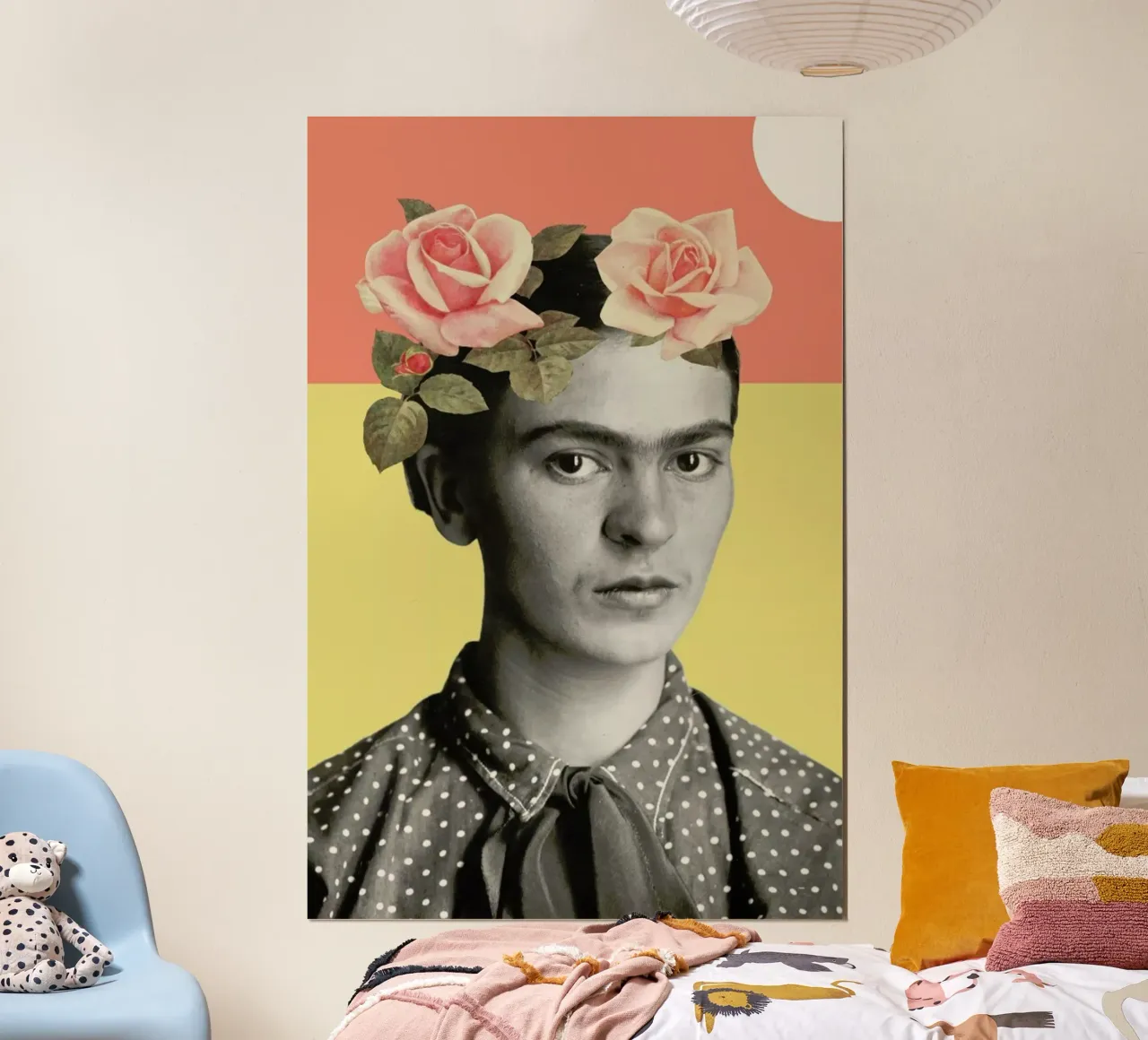 Frida poster con telaio in plastica da Florent Bodart