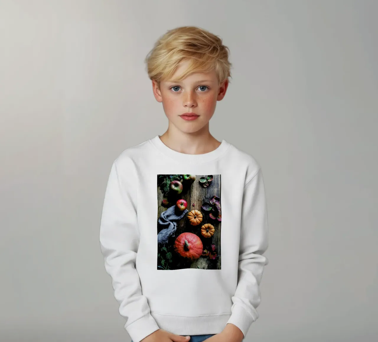 Kürbiszeit felpa bambino da Eat this