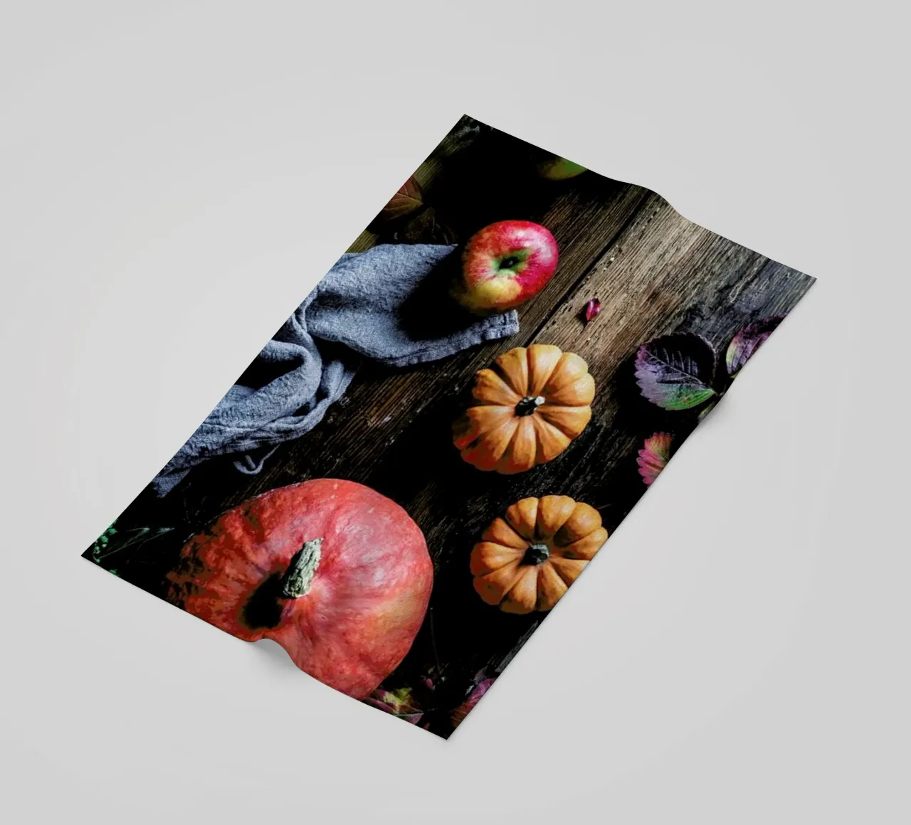 Kürbiszeit beach towel by Eat this