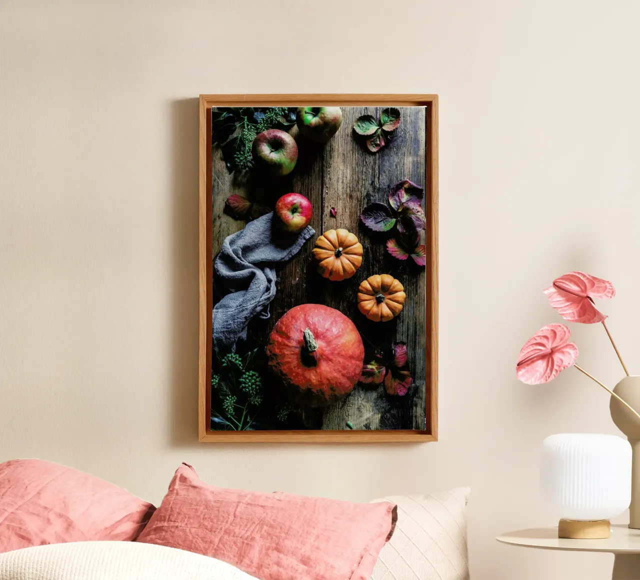 Kürbiszeit canvas by Eat this