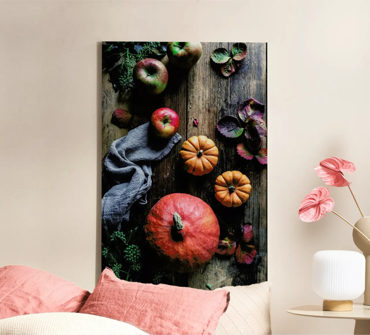 Kürbiszeit canvas by Eat this