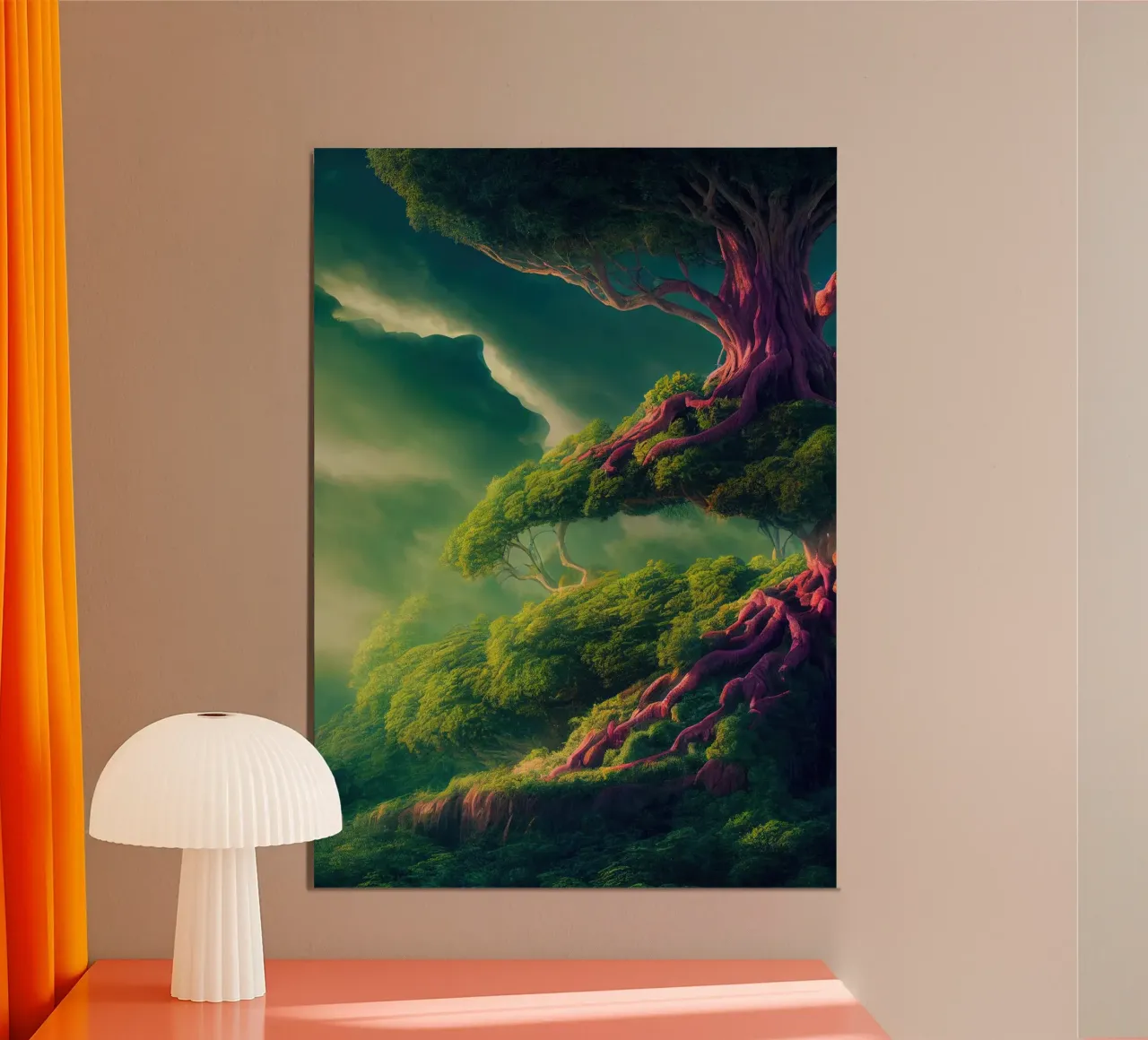 Alberi surreali poster da Wanderlust Vibes