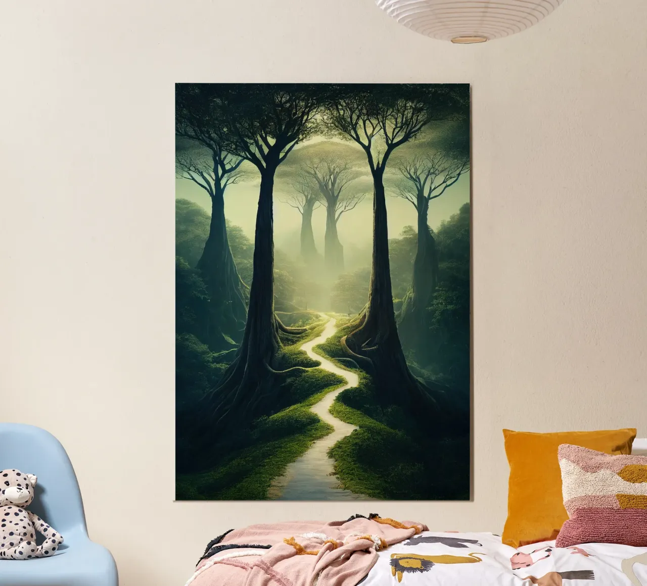 Alberi surreali alluminio dibond da Wanderlust Vibes