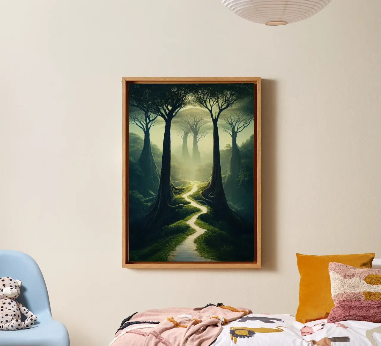 Surreal Trees canvas by Wanderlust Vibes