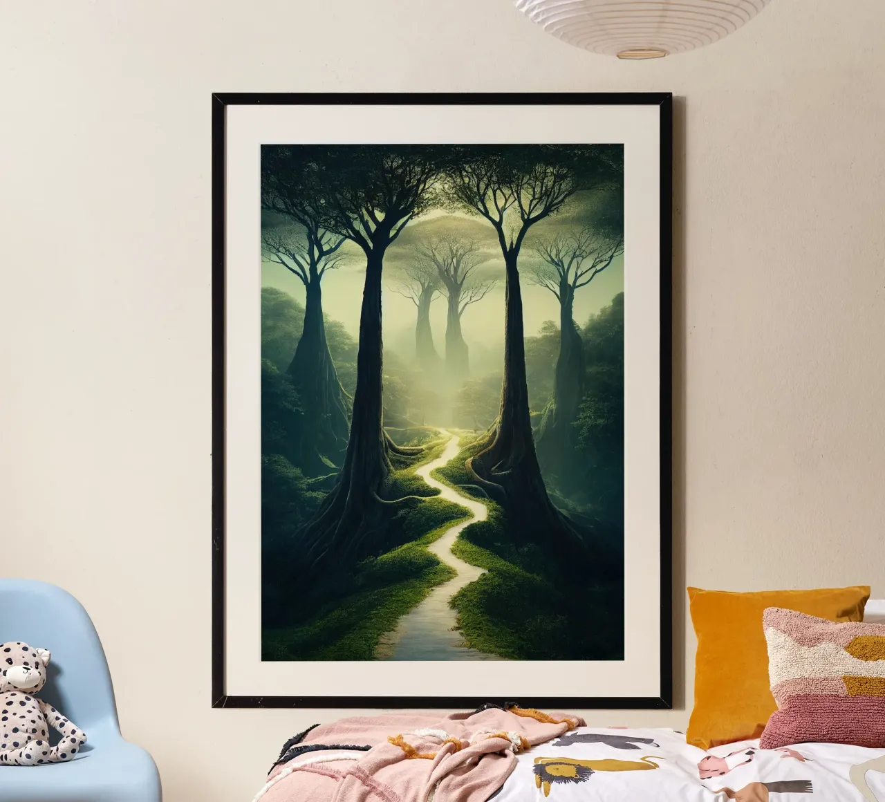 Alberi surreali carta hahnemühle da Wanderlust Vibes