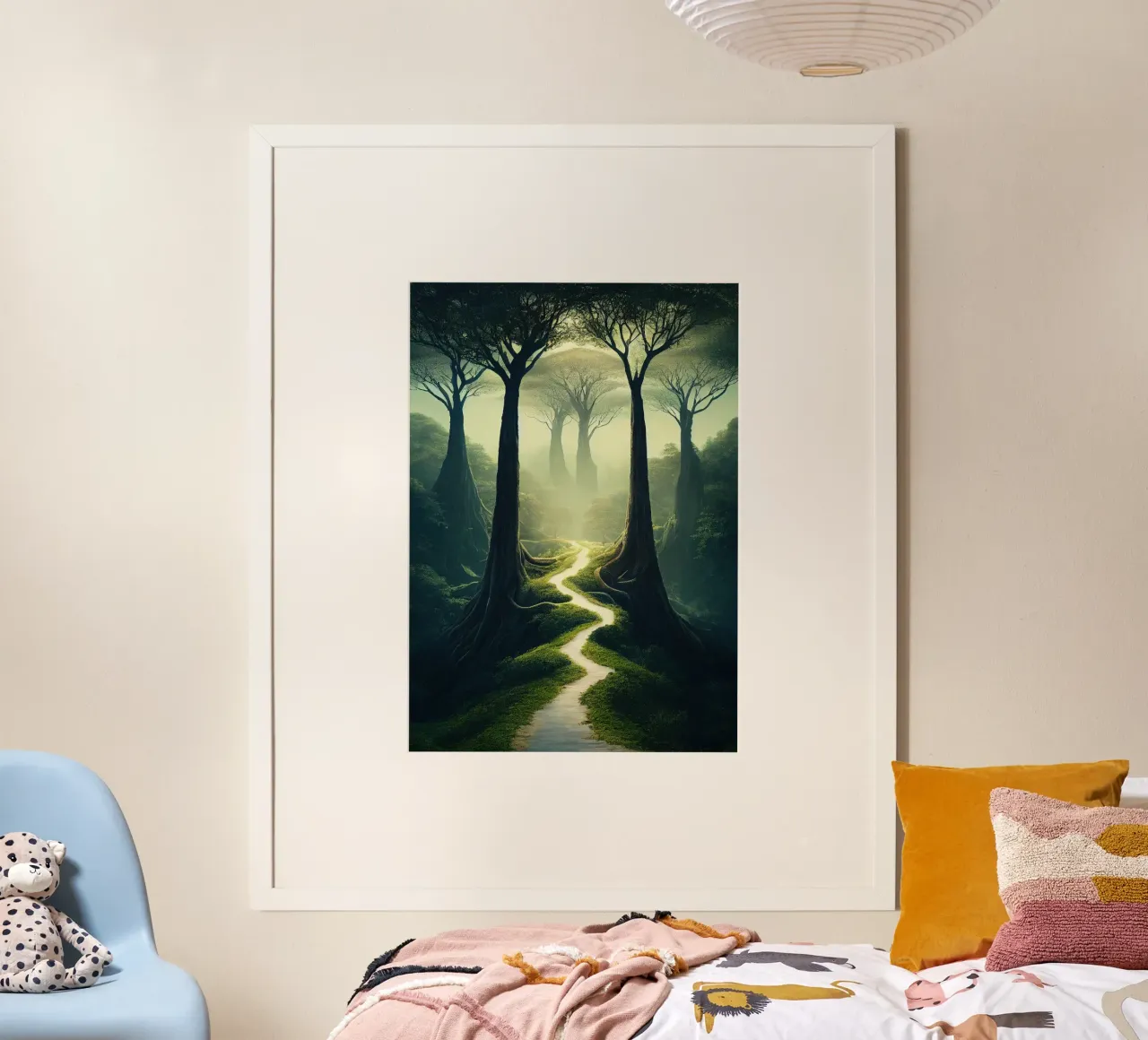 Alberi surreali carta hahnemühle da Wanderlust Vibes