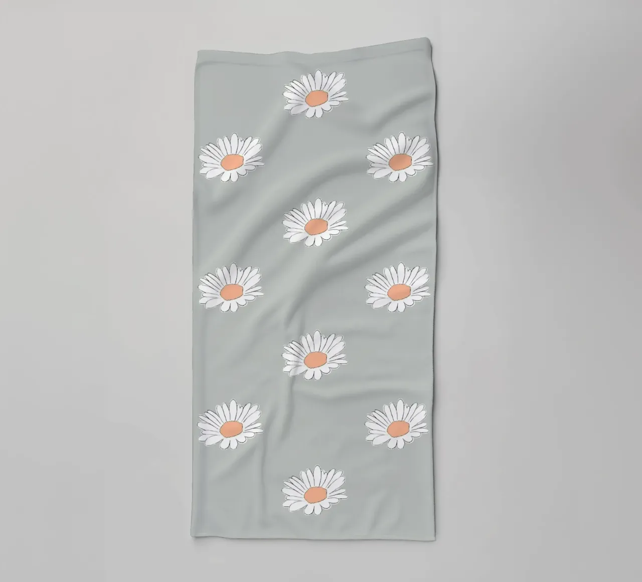 Margeriten pastell grün asciugamano da bagno da BAINAI