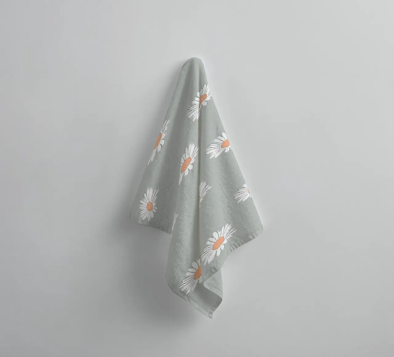 Margeriten pastell grün asciugamano da bagno da BAINAI