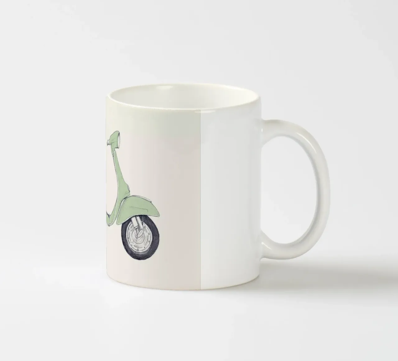 Vespa tazza in ceramica da Florent Bodart