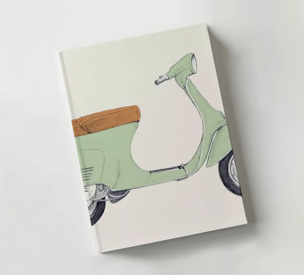 Vespa notebook by Florent Bodart