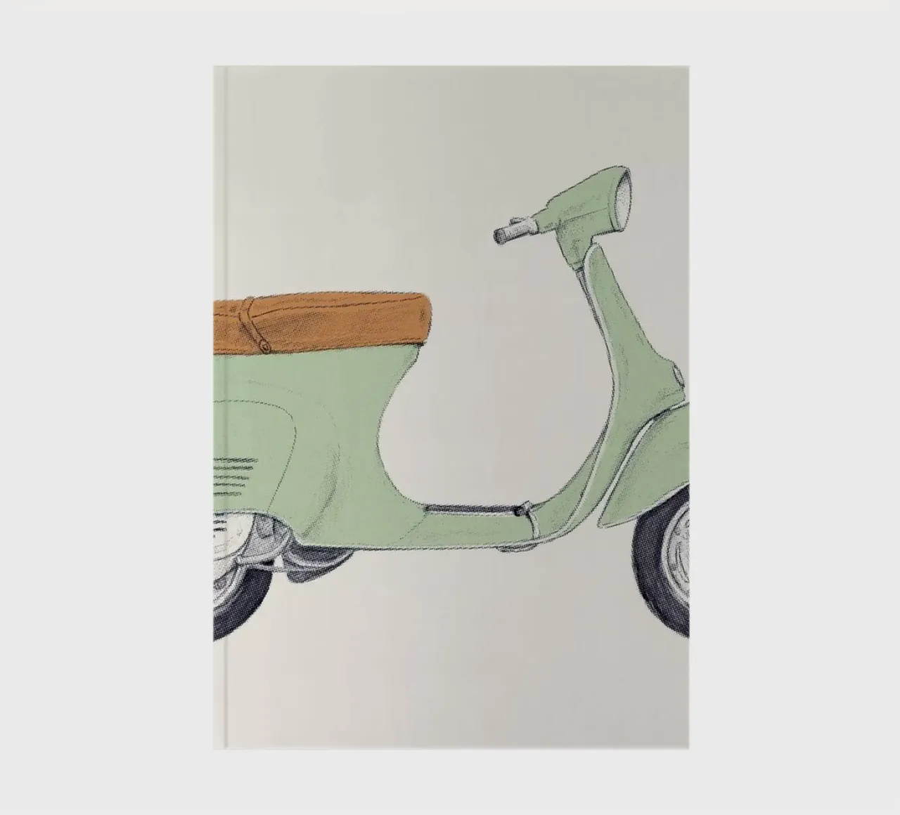 Vespa notebook by Florent Bodart