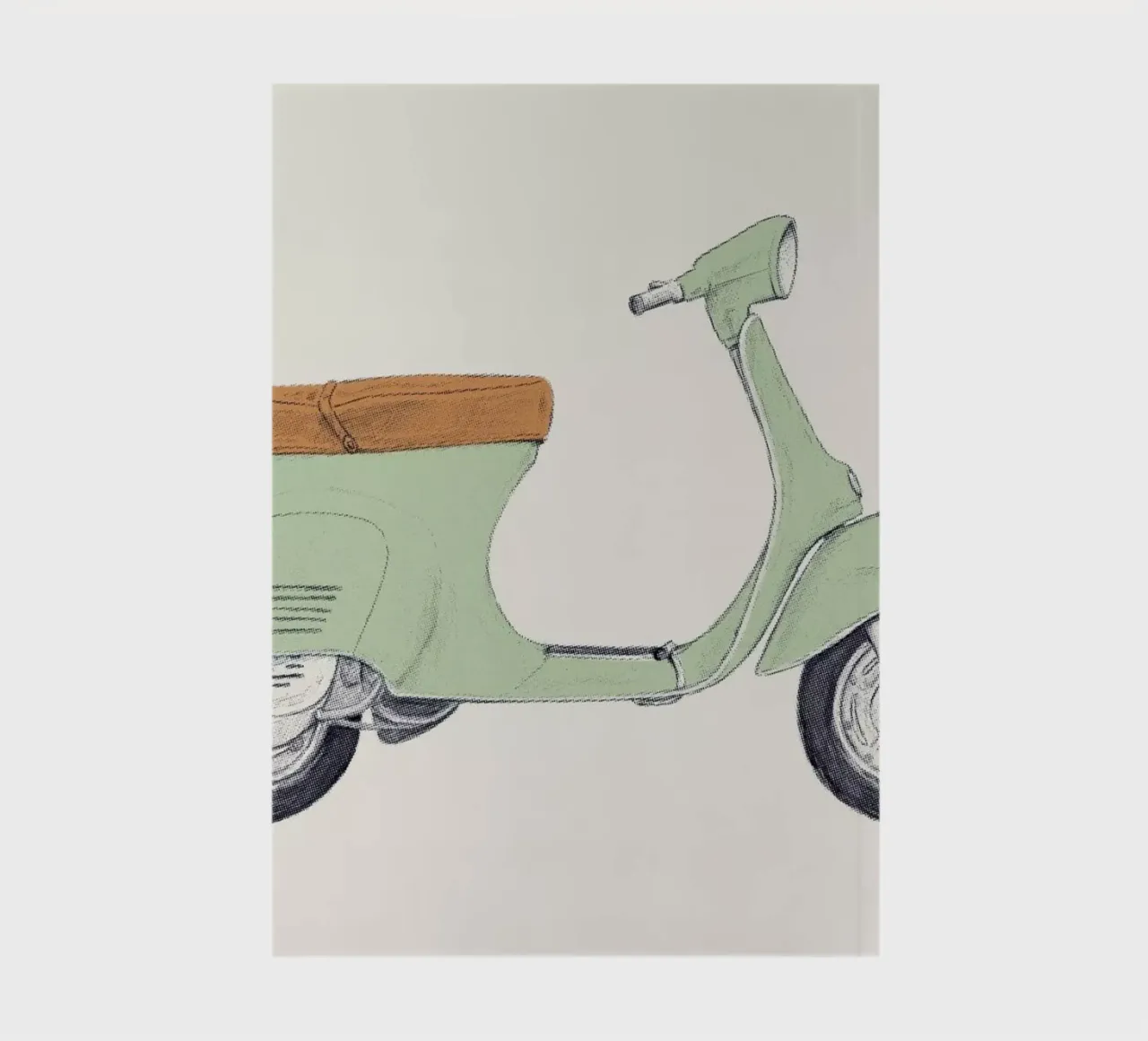 Vespa notebook by Florent Bodart