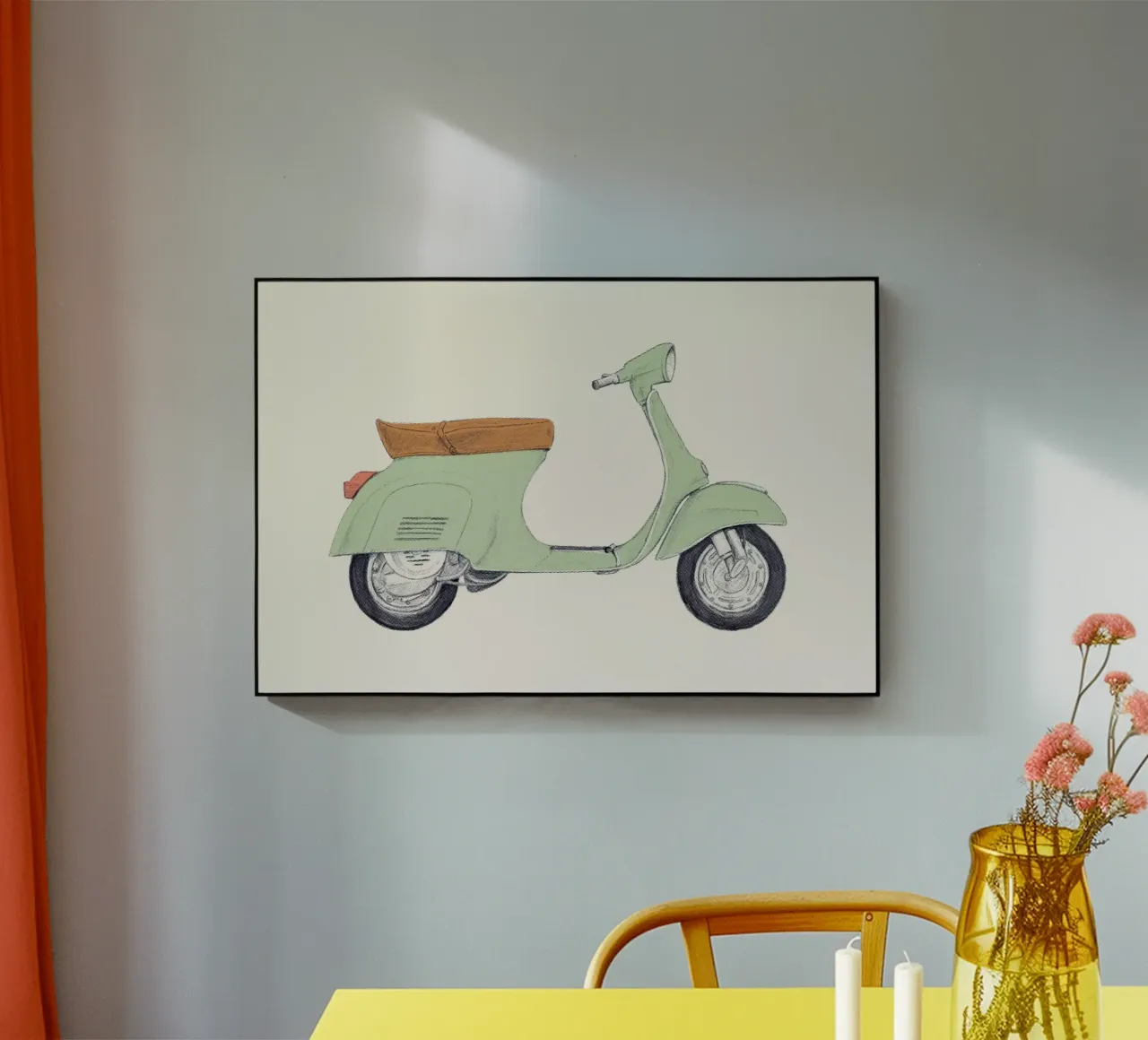 Vespa plexiglass da Florent Bodart