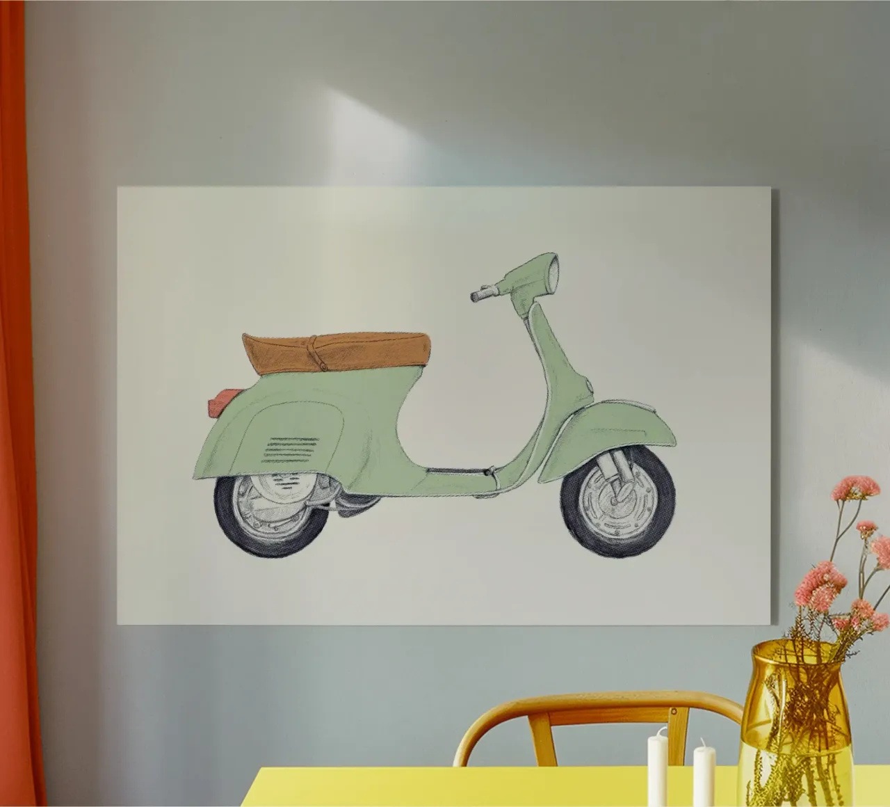 Vespa plexiglass da Florent Bodart