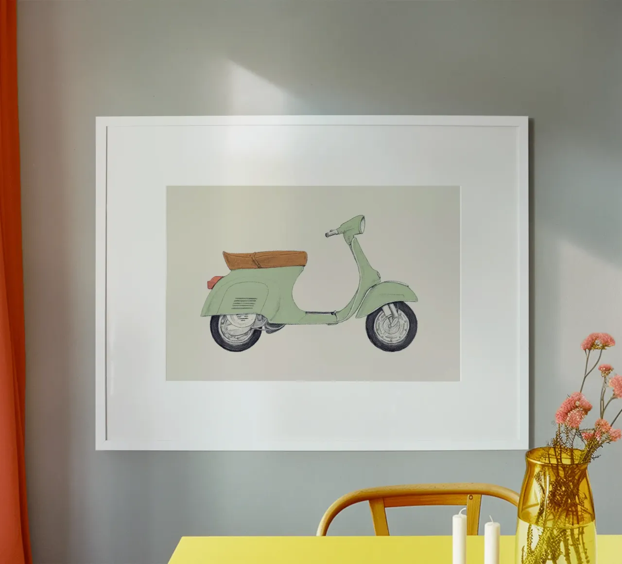 Vespa carta hahnemühle da Florent Bodart