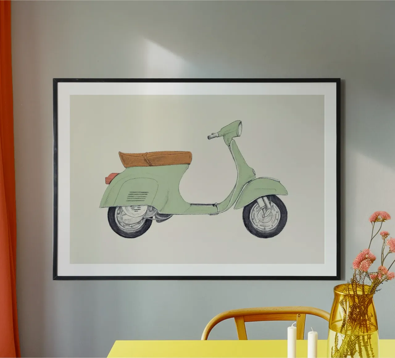 Vespa carta hahnemühle da Florent Bodart
