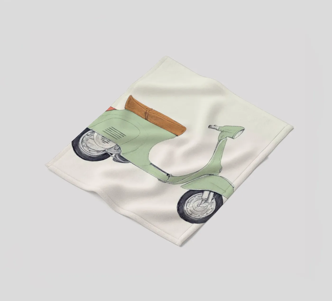 Vespa Fleecedecke von Florent Bodart