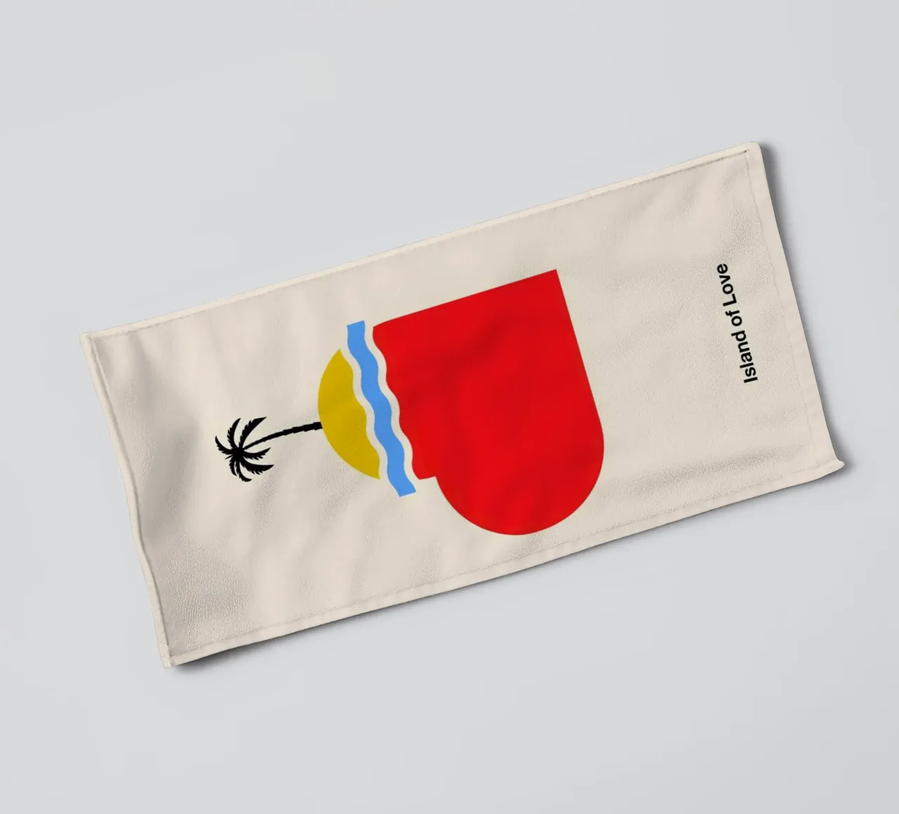 Island of Love Handtuch von Viktor Hertz