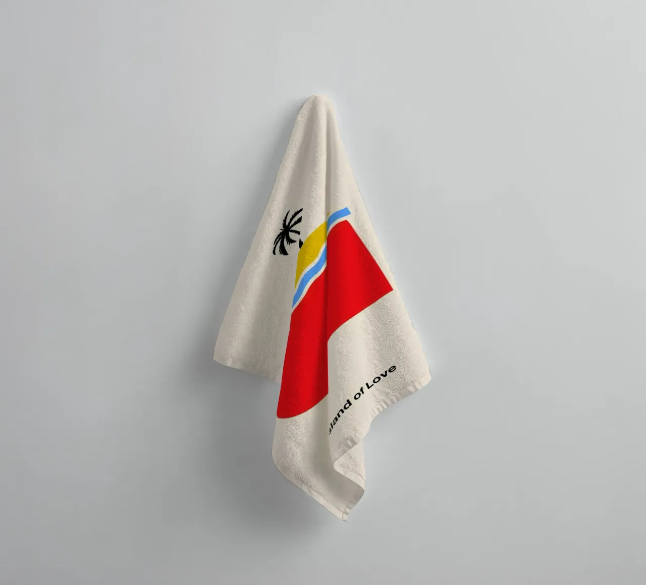 Island of Love Handtuch von Viktor Hertz