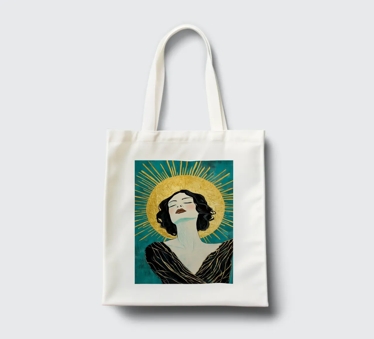 Art Deco tote bag by Nikis Art Studio