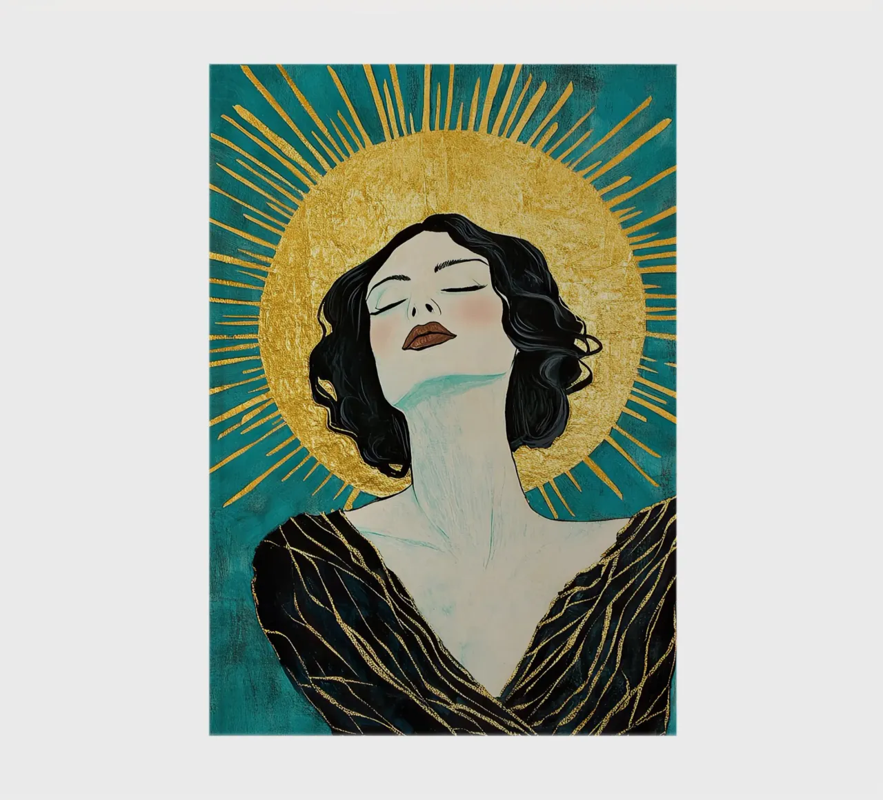 Art Deco notebook by Nikis Art Studio