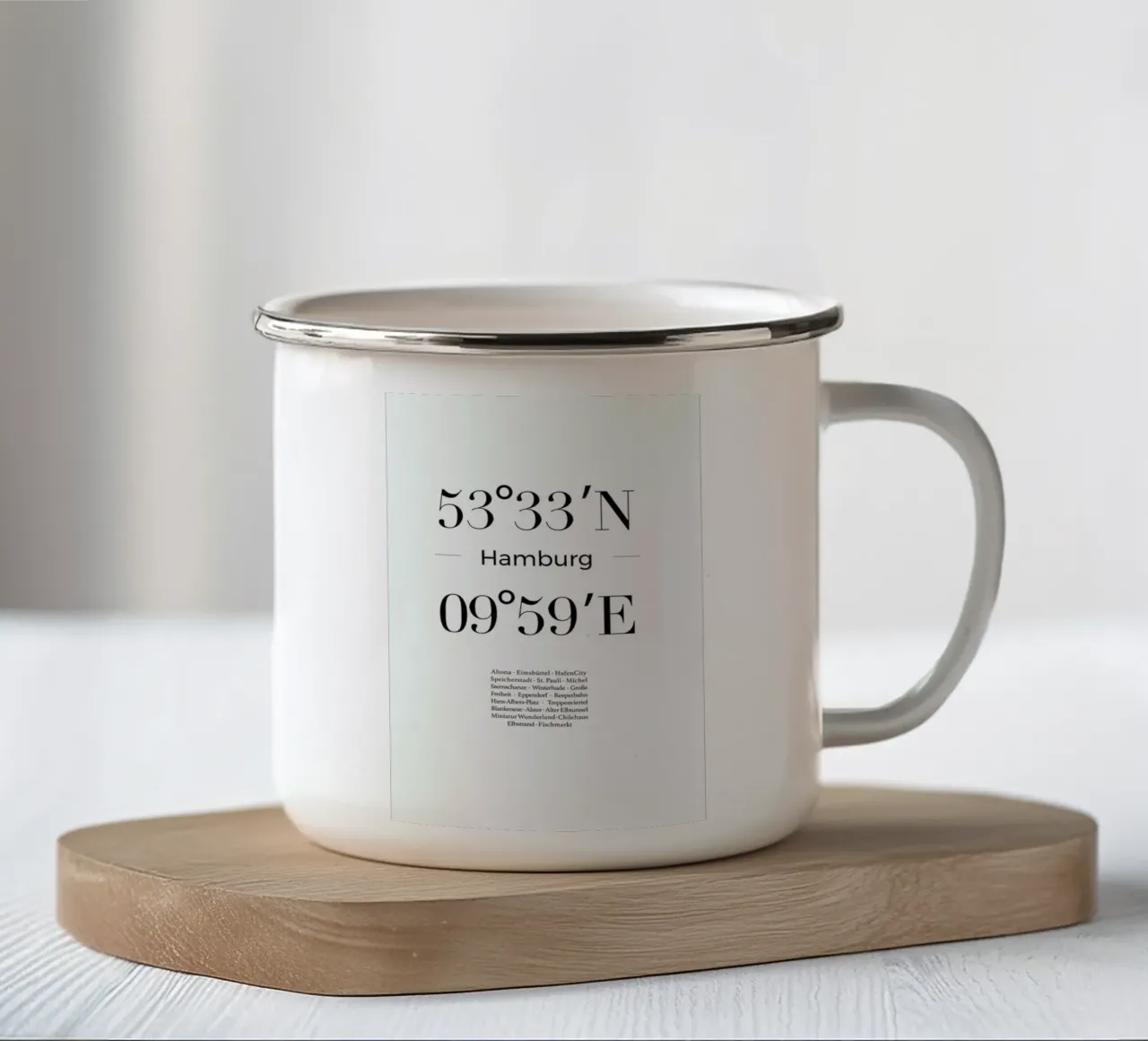 Hamburg tazza in smalto da Studio One