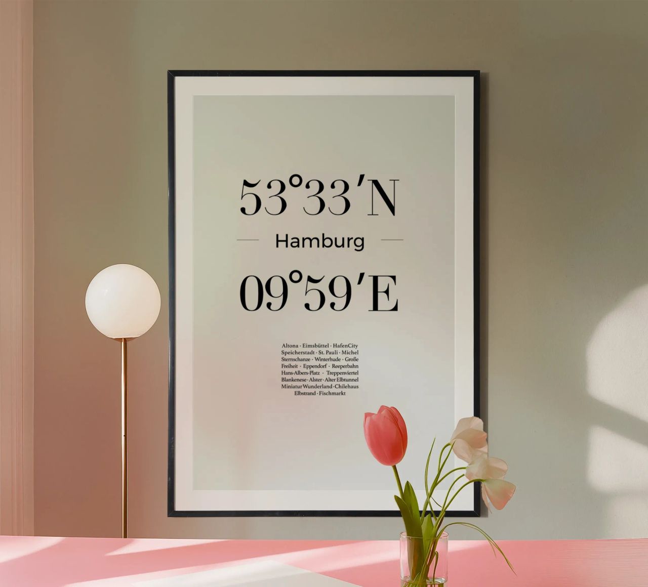 Hamburg Poster von Studio One