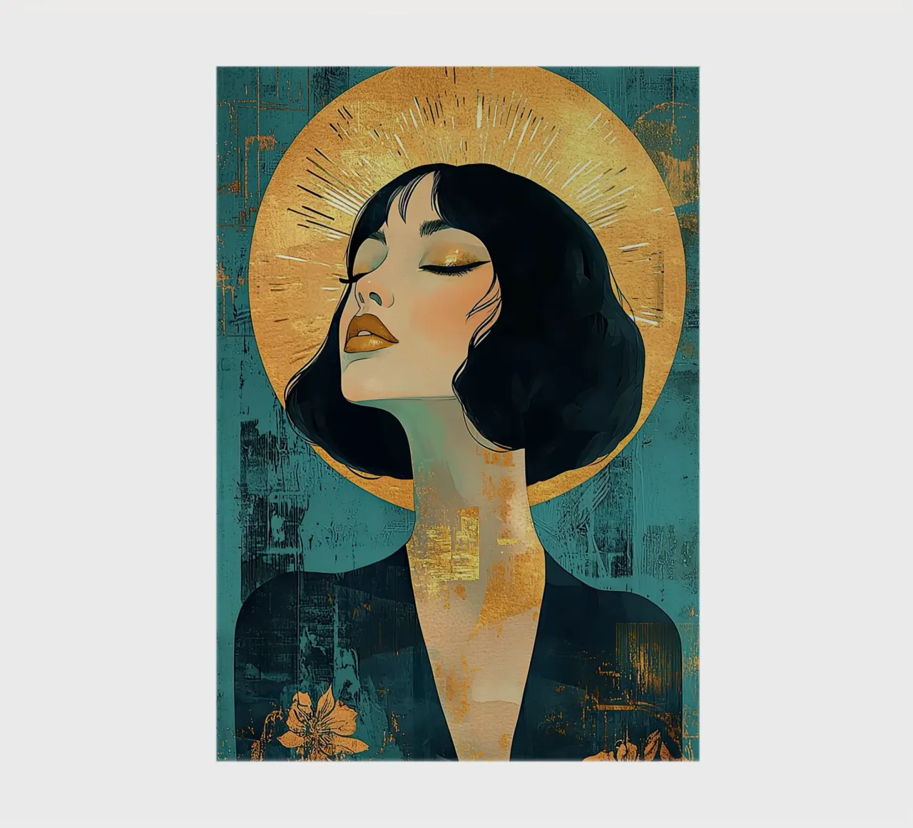 Art deco notebook by Nikis Art Studio