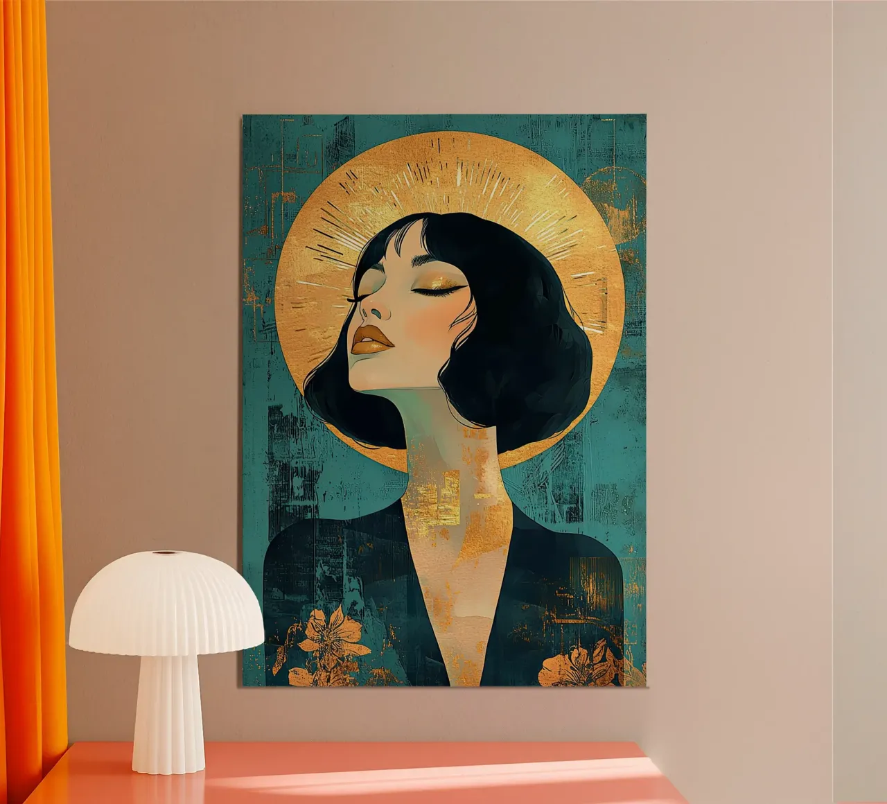 Art déco alluminio dibond da Nikis Art Studio