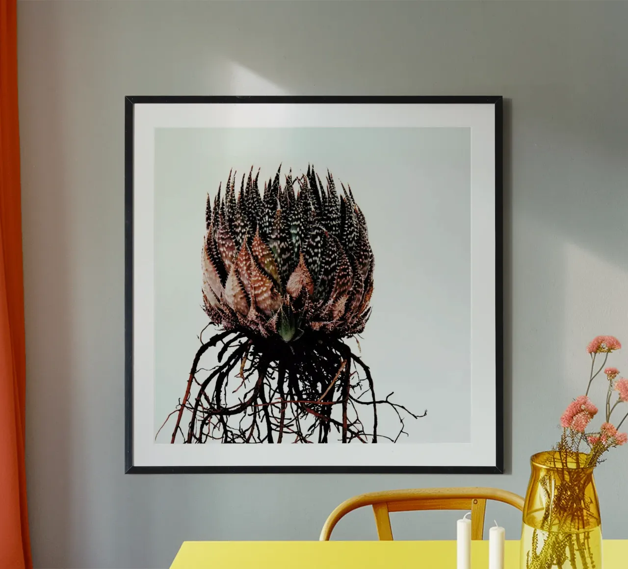 Classic Botanical Whole Plant 07 poster con telaio in alluminio da Shot By Clint