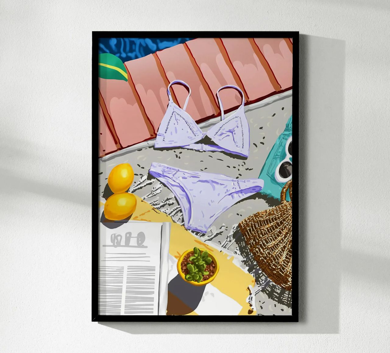 Ich denke an den Sommer Poster von Desiyatnikov