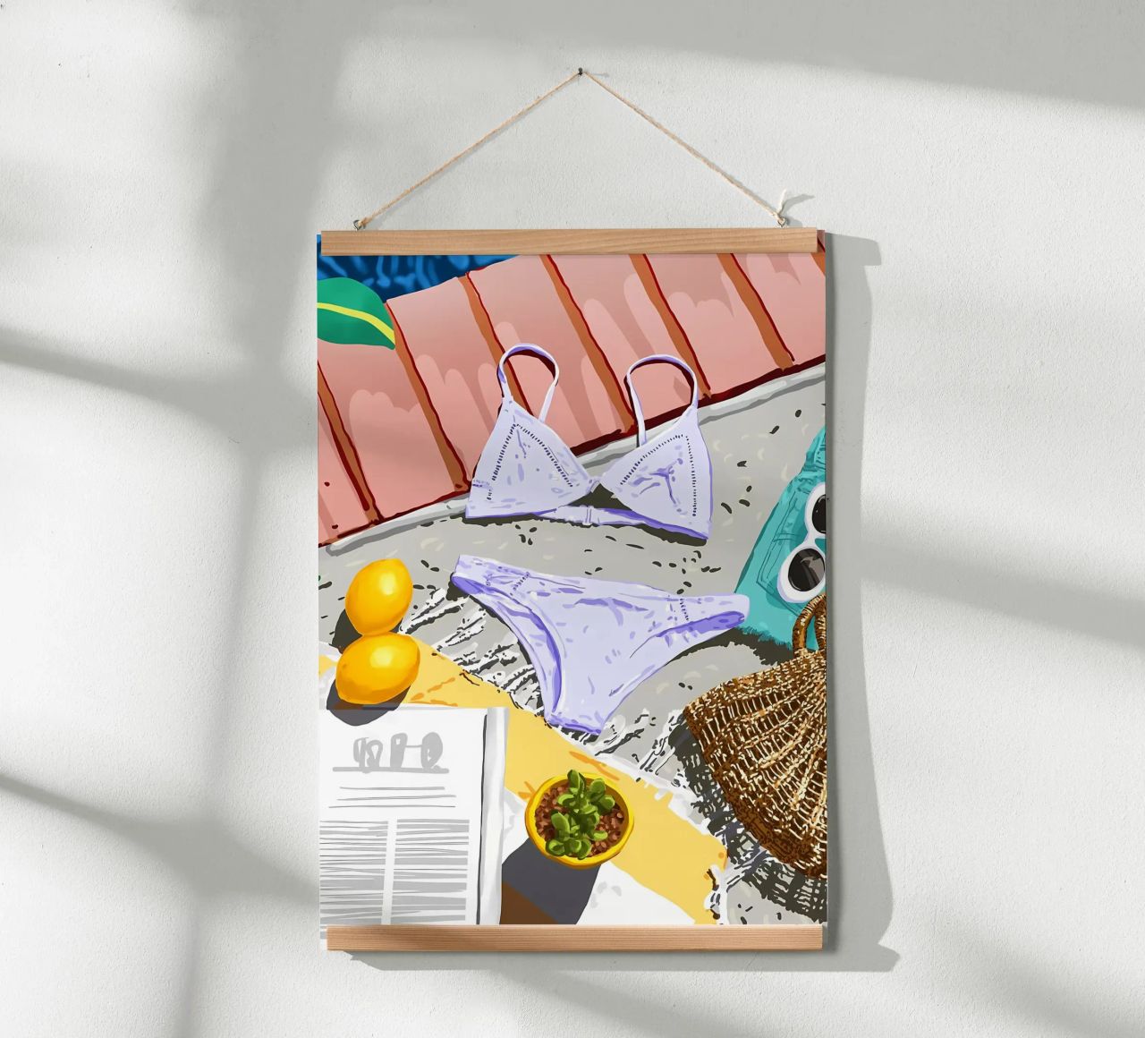 Ich denke an den Sommer Poster von Desiyatnikov