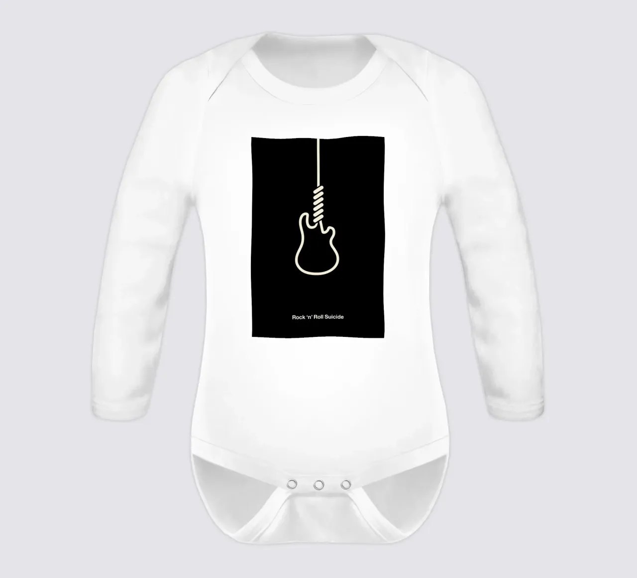 Rock 'n' Roll Suicide Langarm Babybody von Viktor Hertz