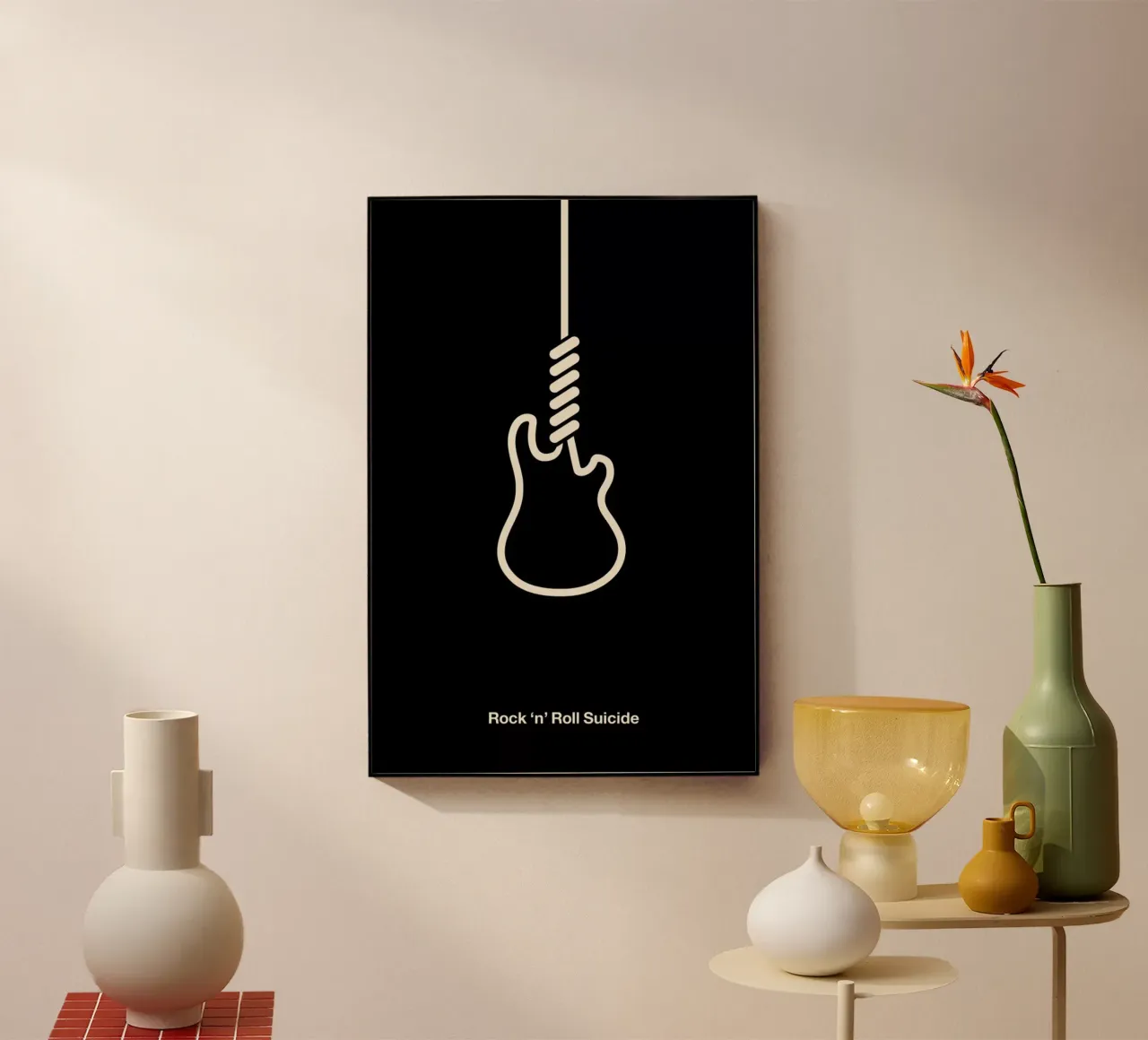Rock 'n' Roll Suicide Acryl-Glas von Viktor Hertz